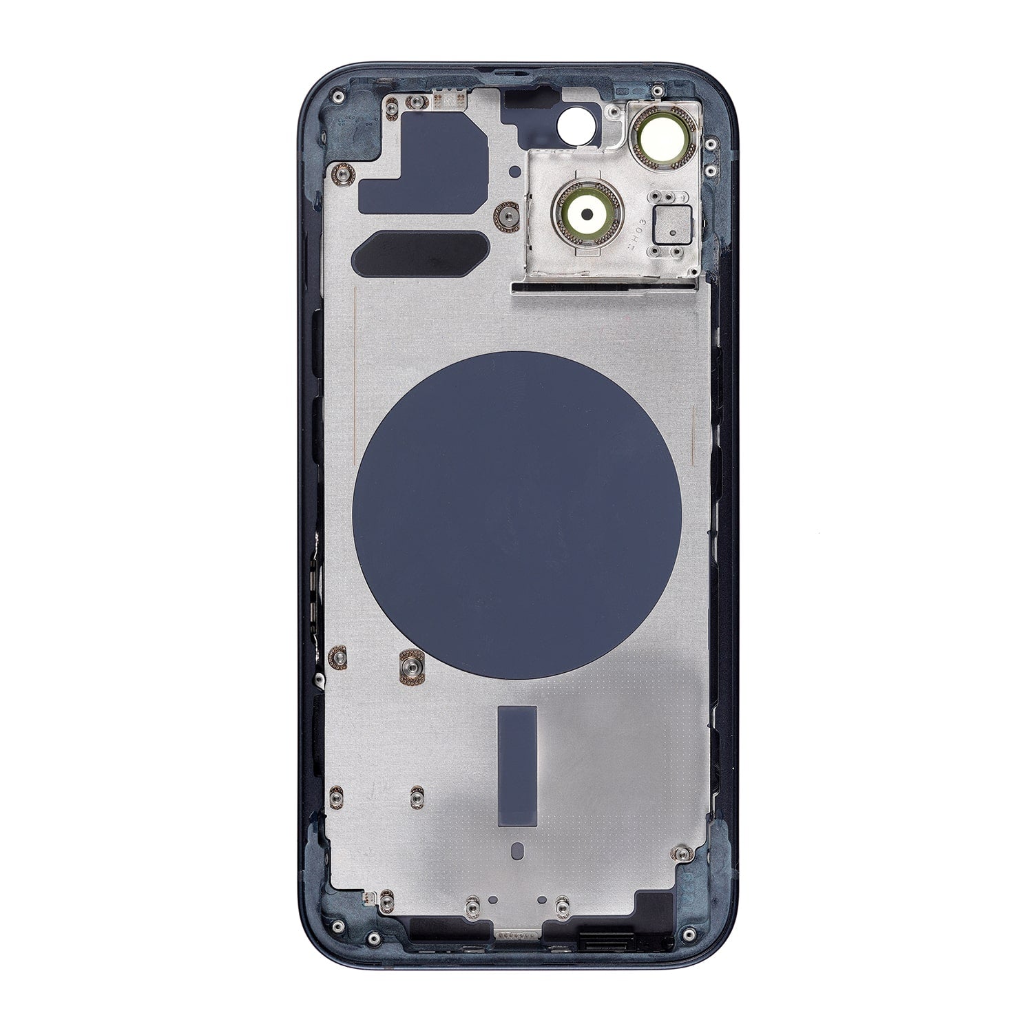 MIDNIGHT REAR HOUSING WITH FRAME FOR IPHONE 13