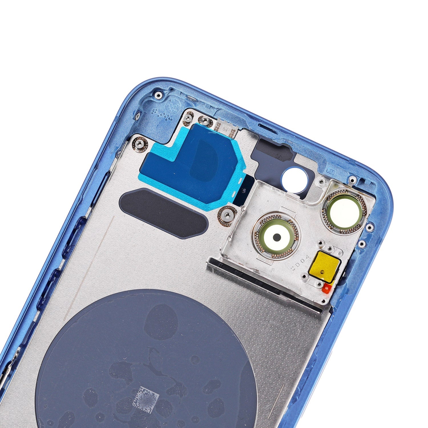 BLUE REAR HOUSING WITH FRAME FOR IPHONE 13
