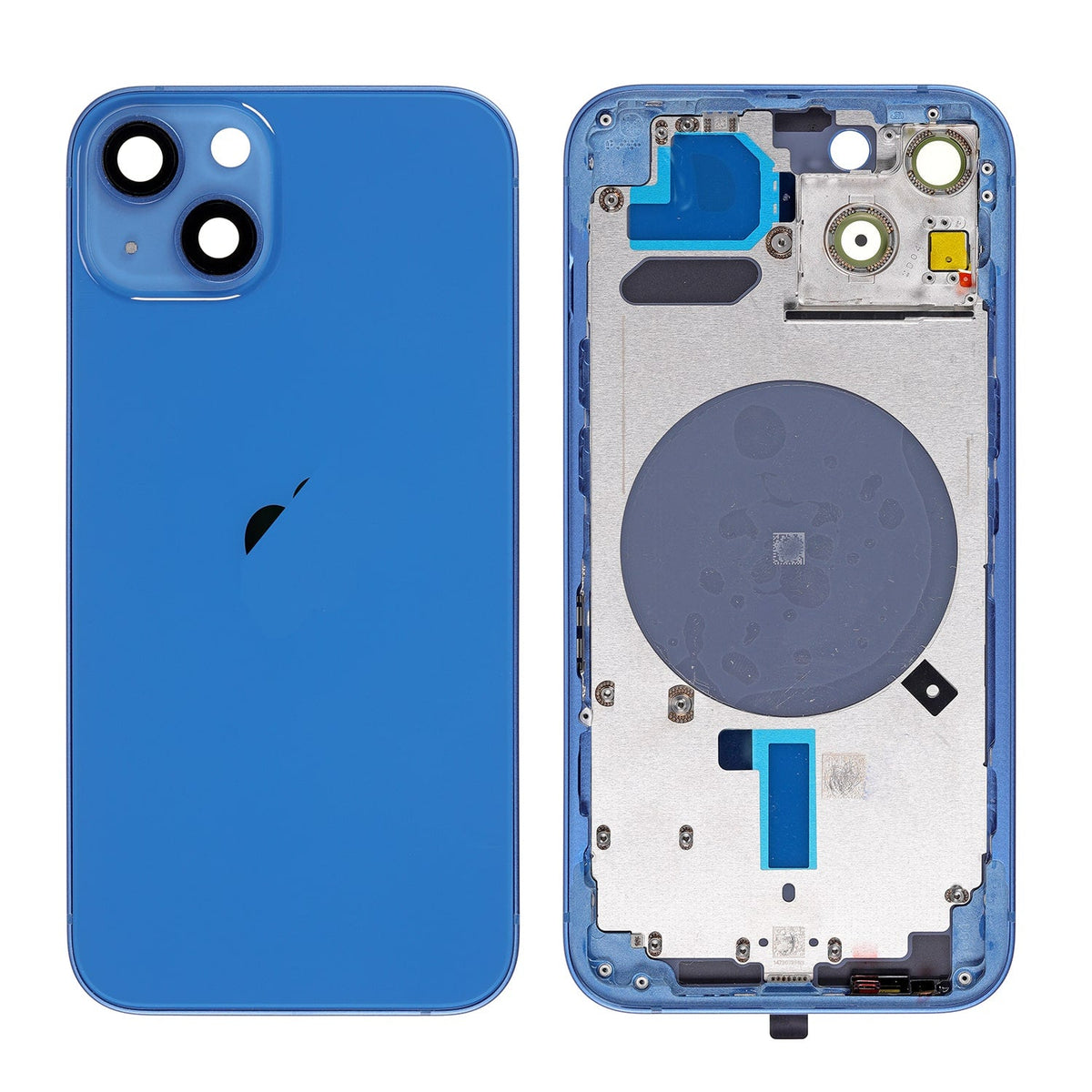 BLUE REAR HOUSING WITH FRAME FOR IPHONE 13 MINI