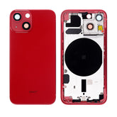 RED REAR HOUSING WITH FRAME FOR IPHONE 13 MINI