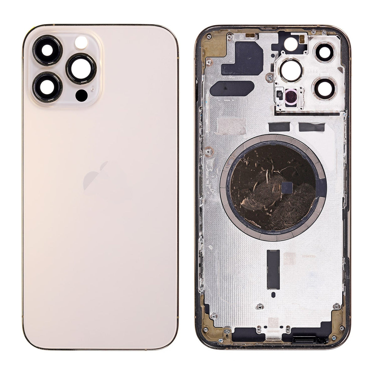 REAR HOUSING WITH FRAME FOR IPHONE 13 PRO MAX  - GOLD