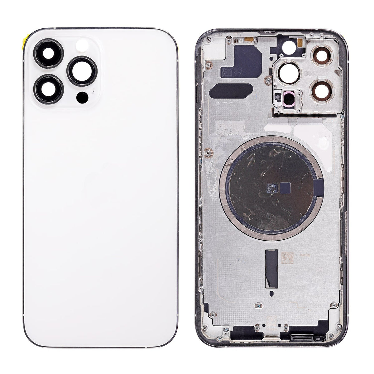 REAR HOUSING WITH FRAME FOR IPHONE 13 PRO MAX  - SILVER