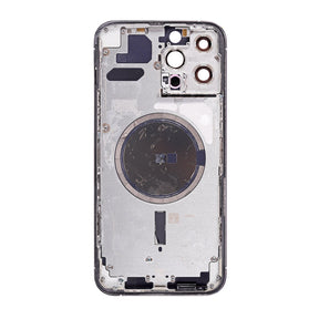 REAR HOUSING WITH FRAME FOR IPHONE 13 PRO MAX  - SILVER