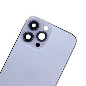 REAR HOUSING WITH FRAME  FOR IPHONE 13 PRO MAX  - SIERRA BLUE