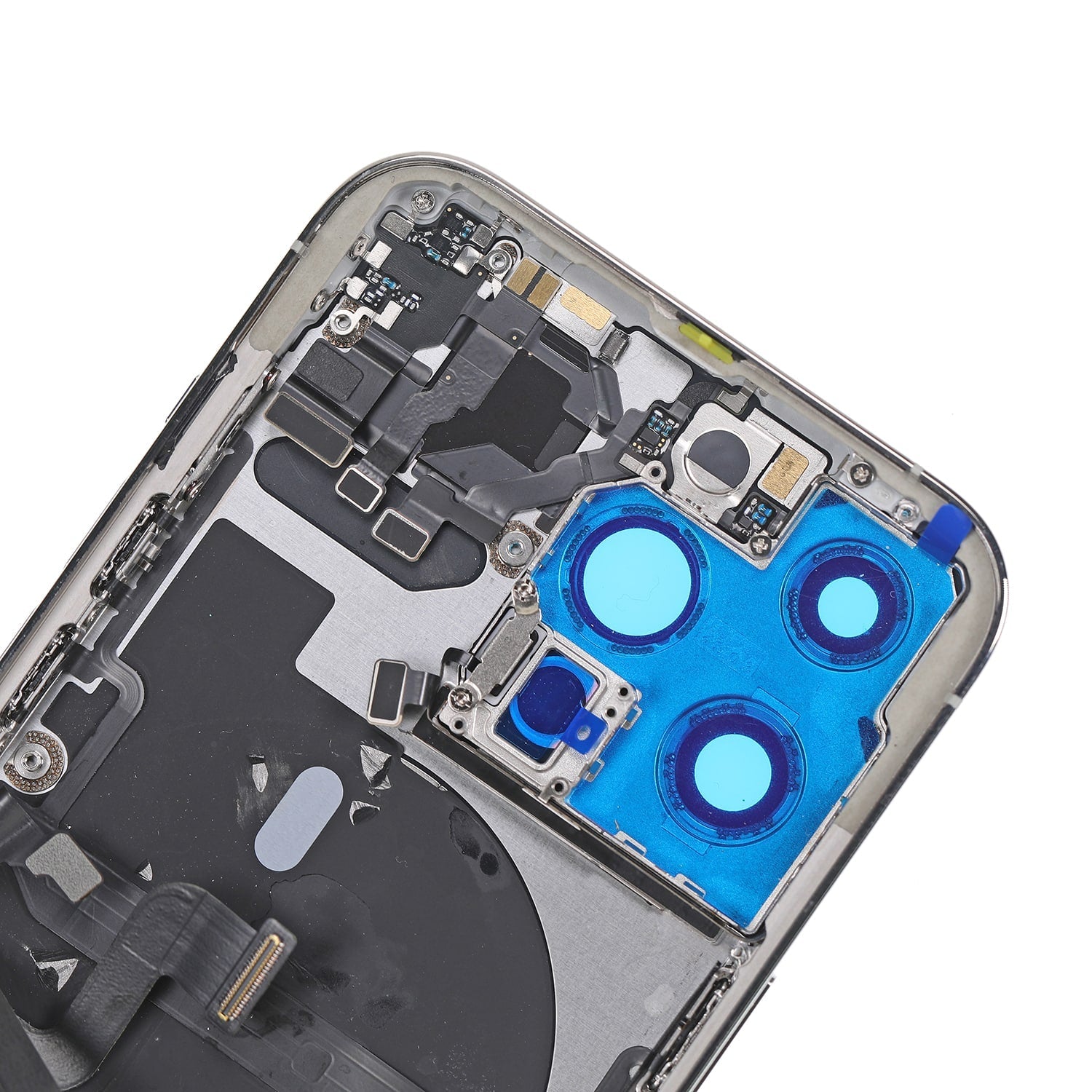 SILVER BACK COVER FULL ASSEMBLY FOR IPHONE 13 PRO