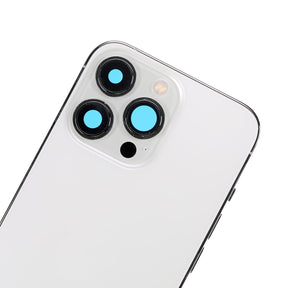 SILVER BACK COVER FULL ASSEMBLY FOR IPHONE 13 PRO