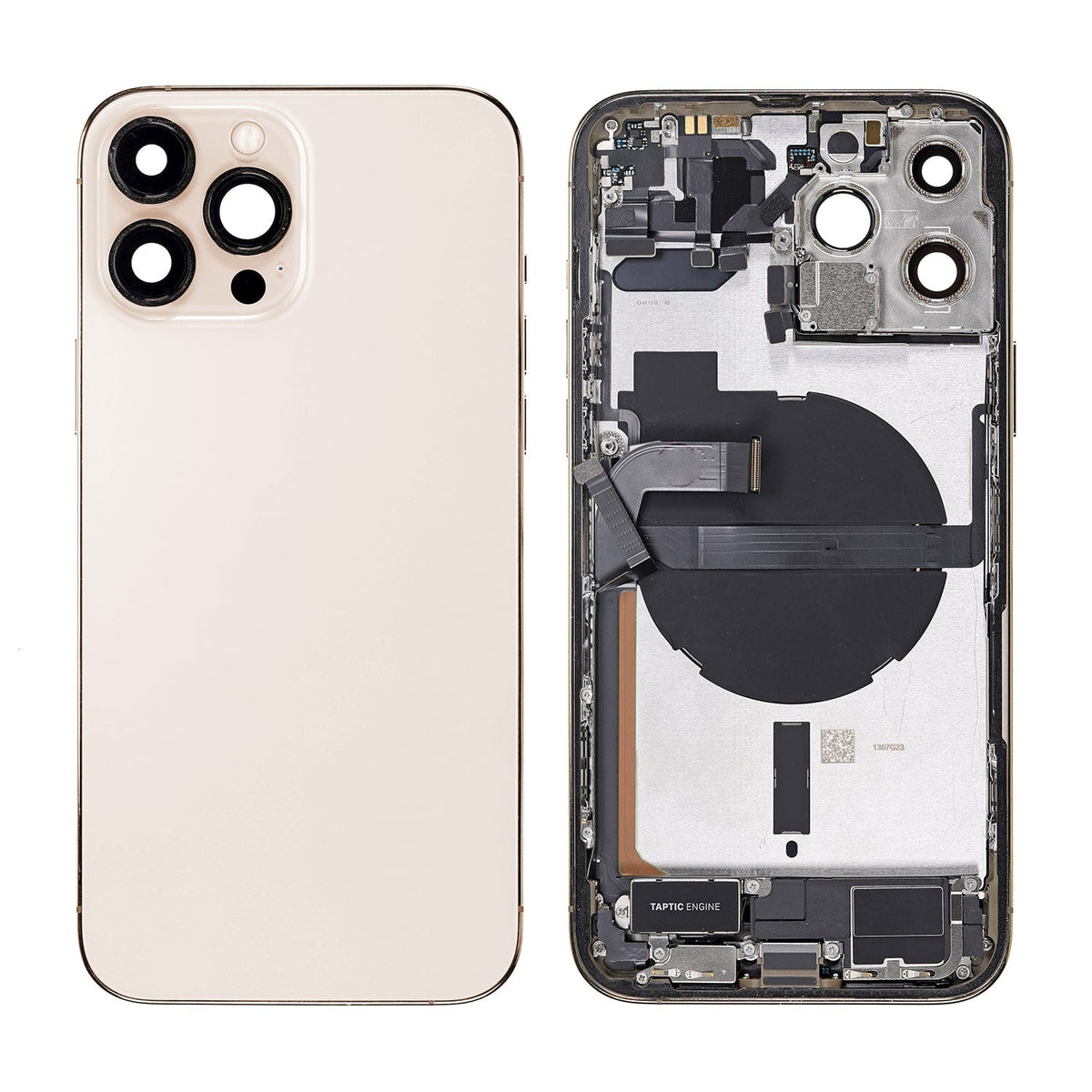 GOLD BACK COVER FULL ASSEMBLY FOR IPHONE 13 PRO MAX