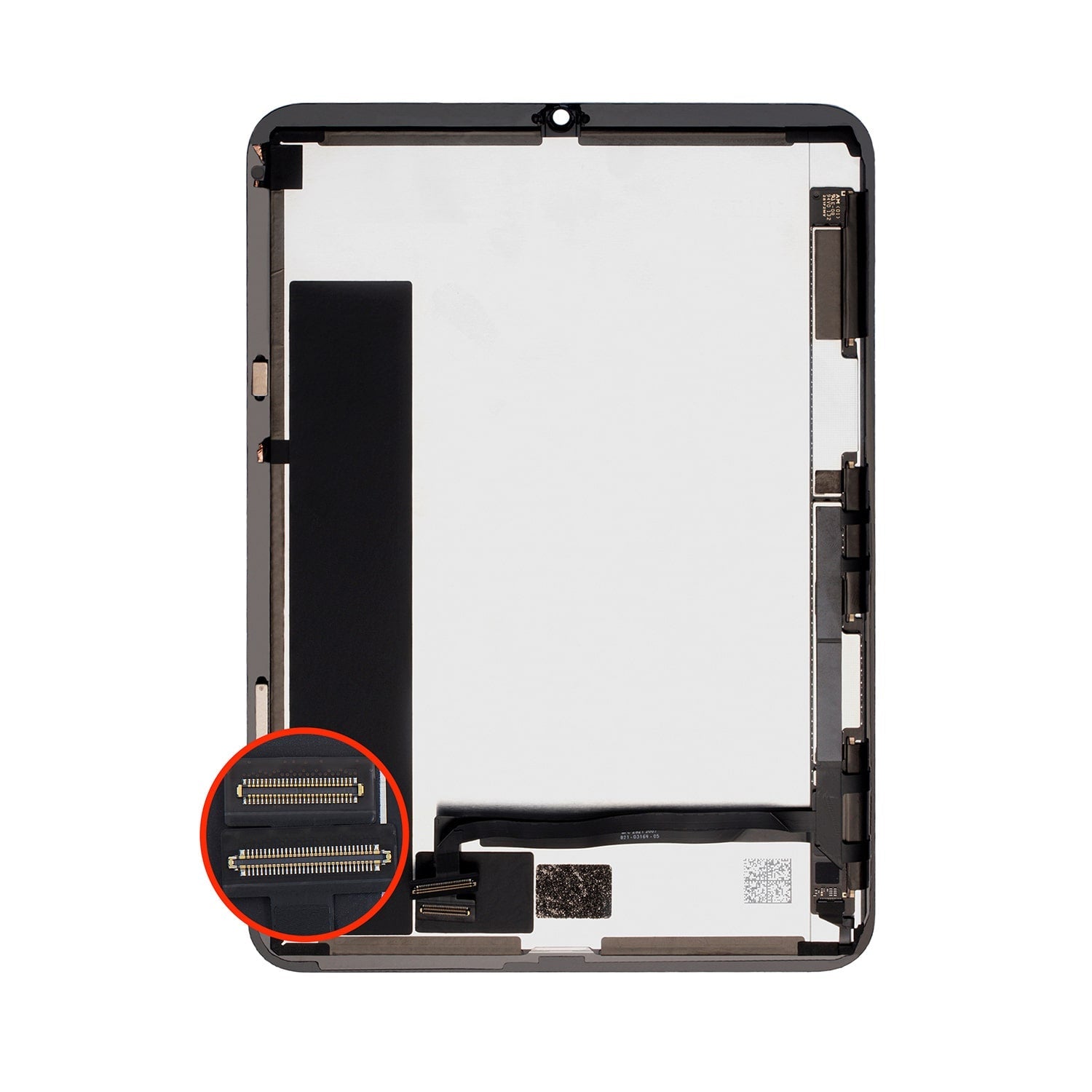 LCD WITH DIGITIZER ASSEMBLY FOR IPAD MINI 6 - BLACK