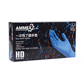 AMMEX BLUE DISPOSABLE NITRILE GLOVES 50PCS/100PCS/BOX