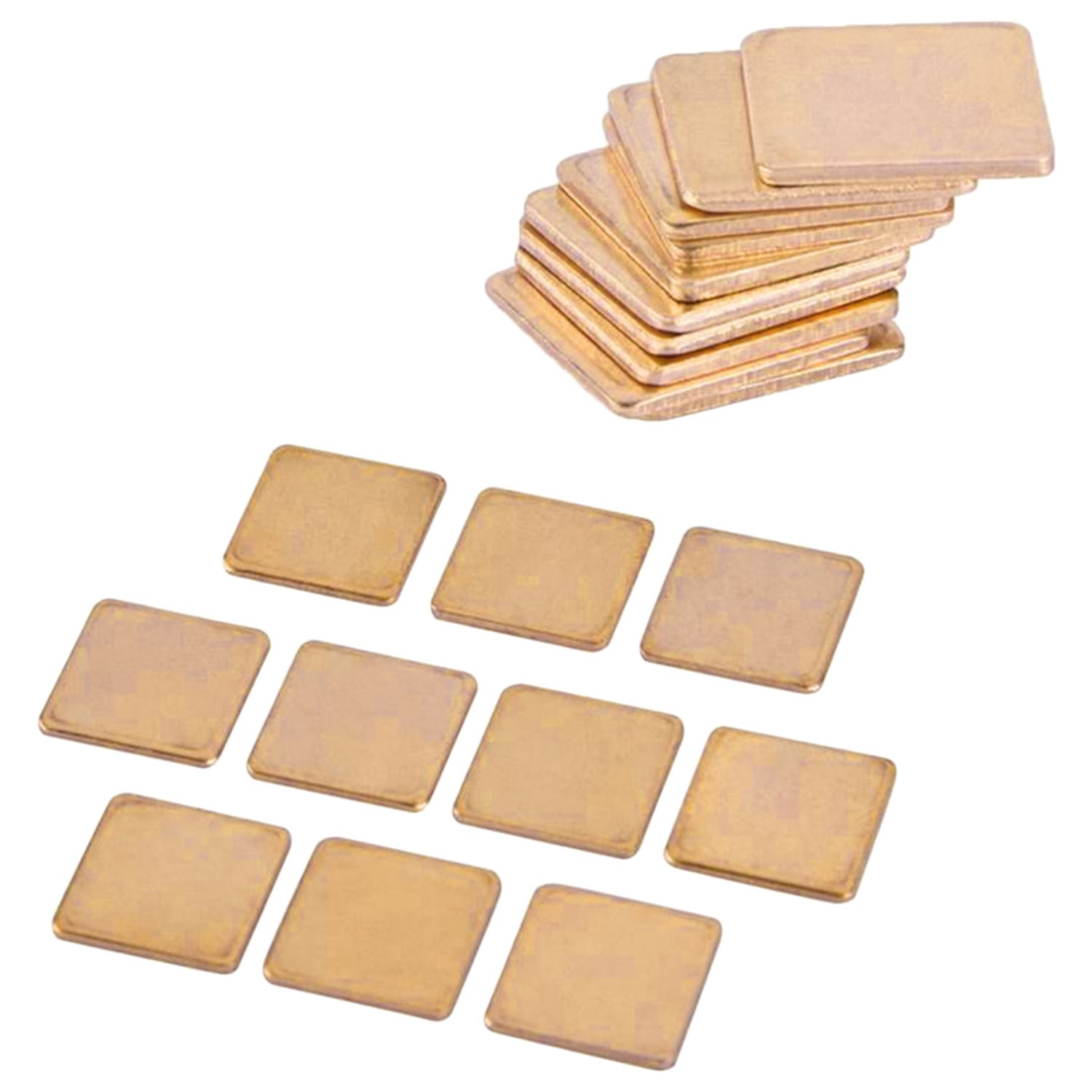 COPPER SLICE RADIATOR FOR PHONE REPAIR CHIP COOLING (10PCS/SET)