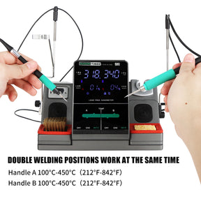 SUGON T3602 NANO 2IN1 SOLDERING REWORK STATION WITH JBC C210 C115 SOLDERING TIPS