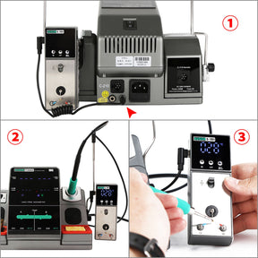 SUGON T3602 NANO 2IN1 SOLDERING REWORK STATION WITH JBC C210 C115 SOLDERING TIPS