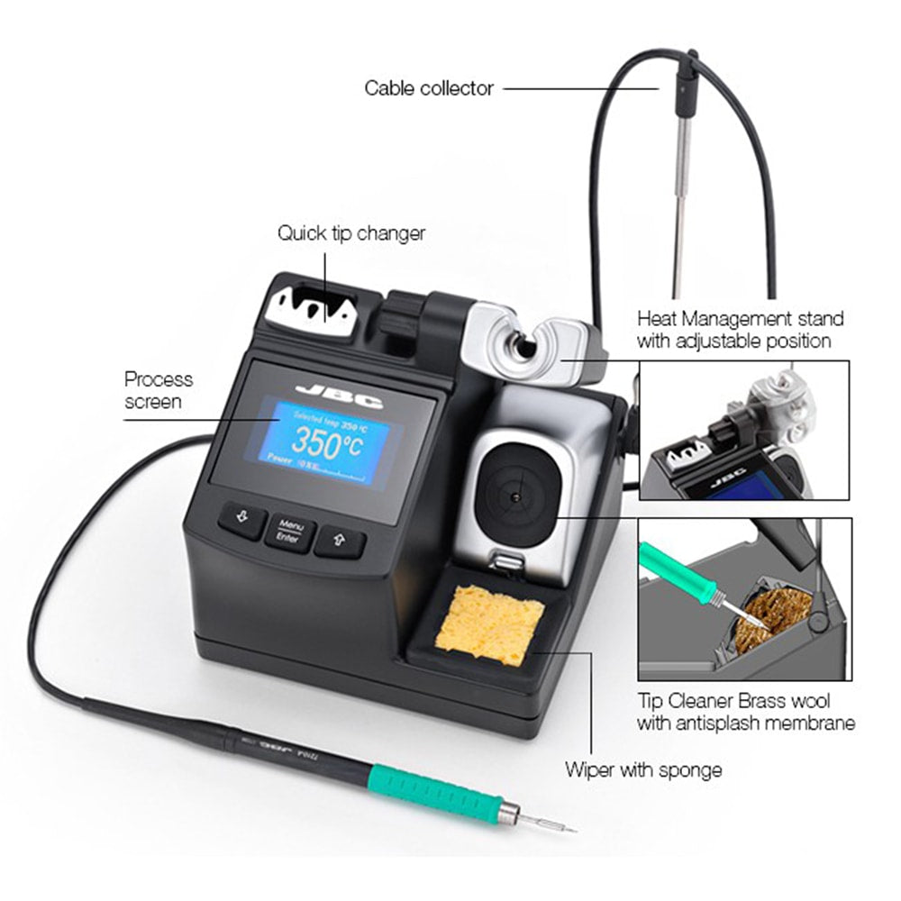 JBC CD-2SHE WITH T210-A HANDLE PRECISION SOLDERING STATION