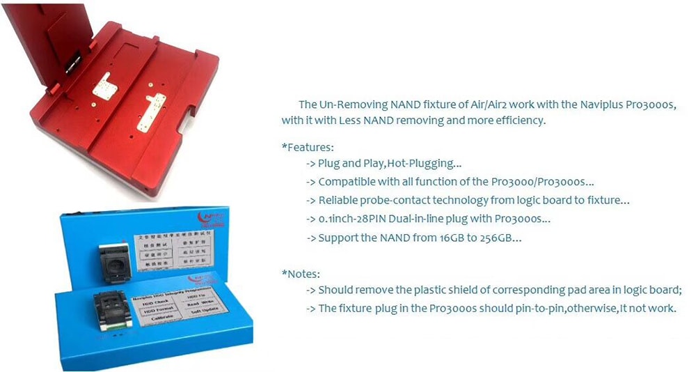 NAVIPLUS PRO 3000S 32 64 BOX CHIP HARDDISK REPAIR PROGRAMMER