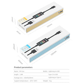 AV-LINE INTELLIGENT DETECTION CHARGING CABLE