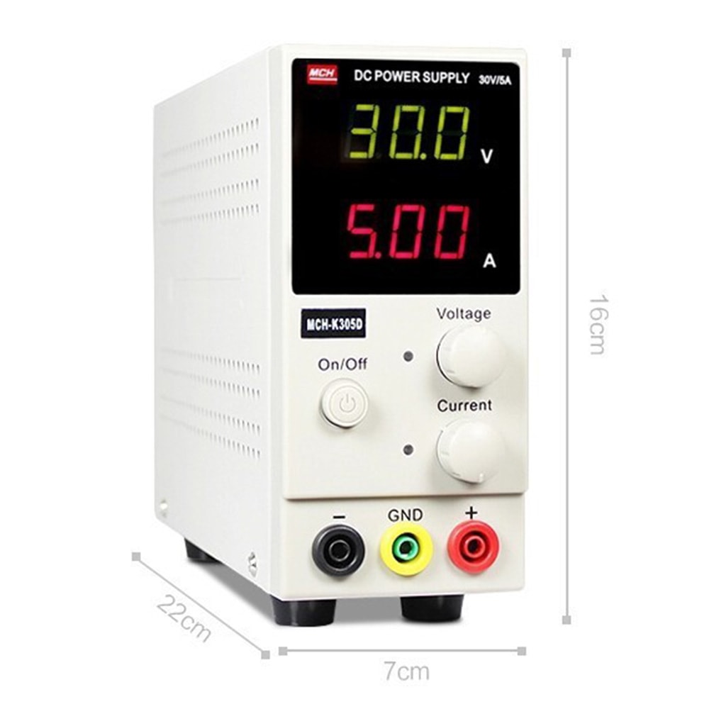 SWITCHING REGULATED ADJUSTABLE DC POWER SUPPLY MCH K305D