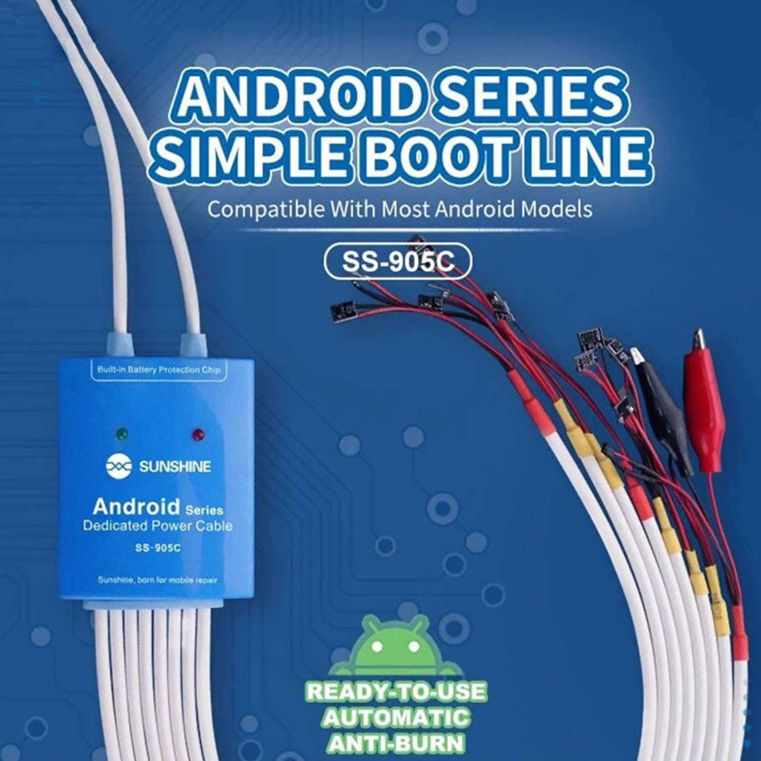 SUNSHINE SS-905C ANDROID SERIES DEDICATED POWER CABLE