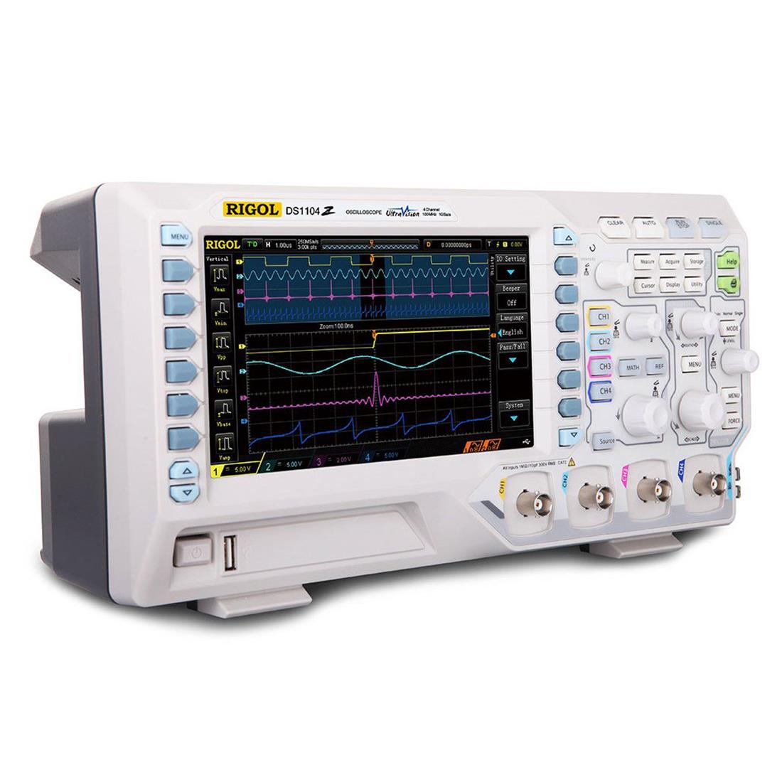 RIGOL DS1104Z 4 CHANNELS 100MHZ DIGITAL STORAGE OSCILLOSCOPE