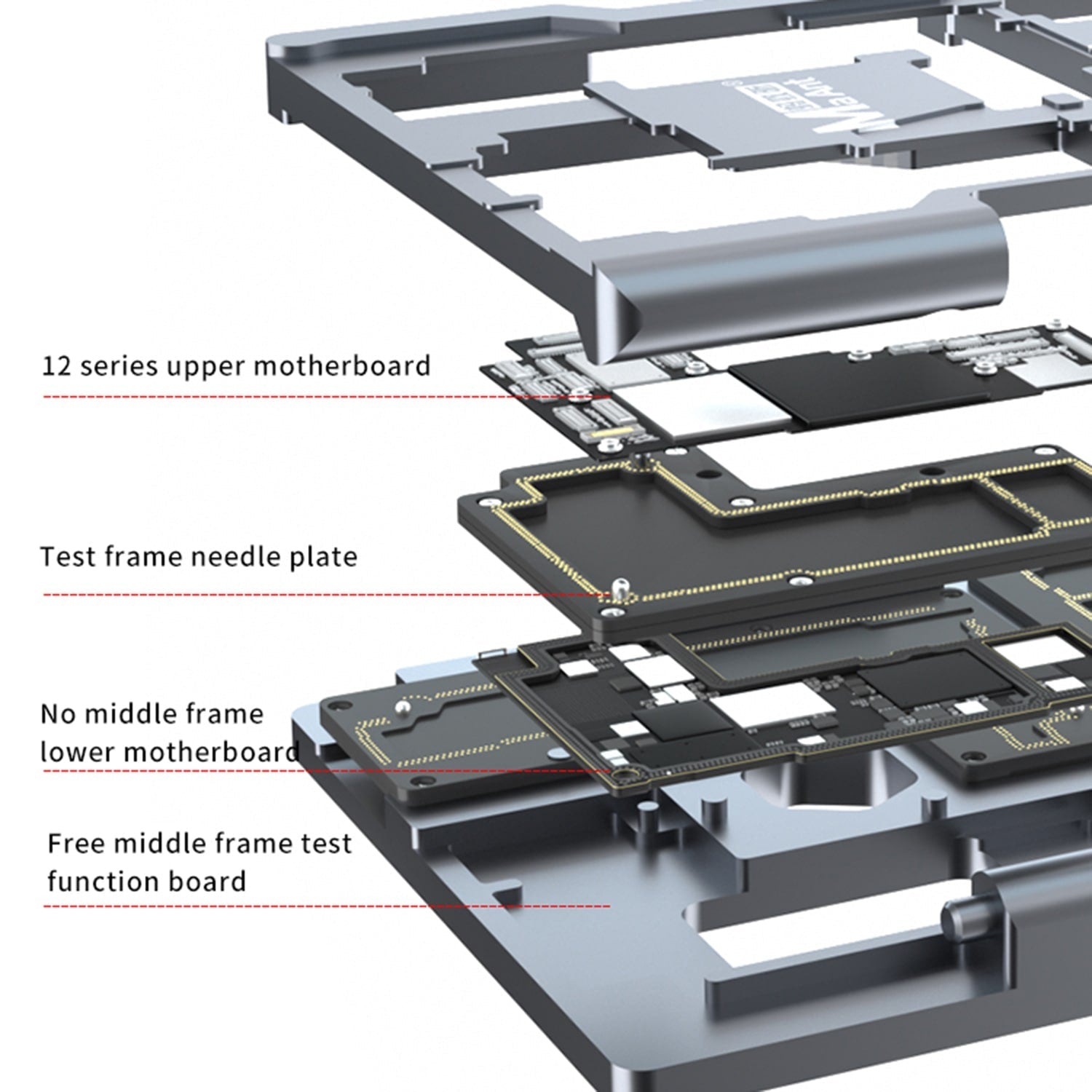 MAANT MOTHERBOARD LAYERED TEST FIXTURE FOR IPHONE X-12PROMAX