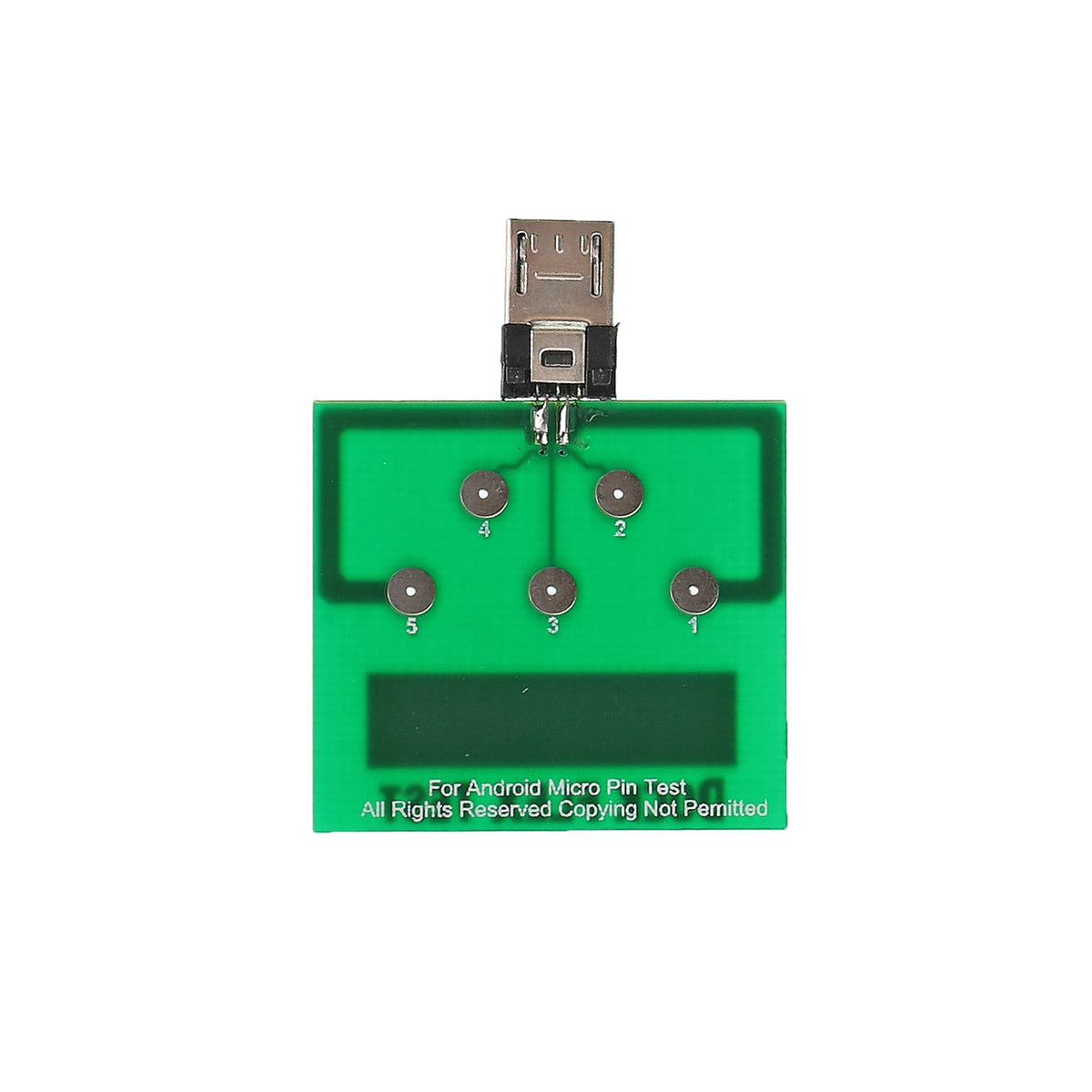 MICRO USB DOCK PIN TEST BOARD