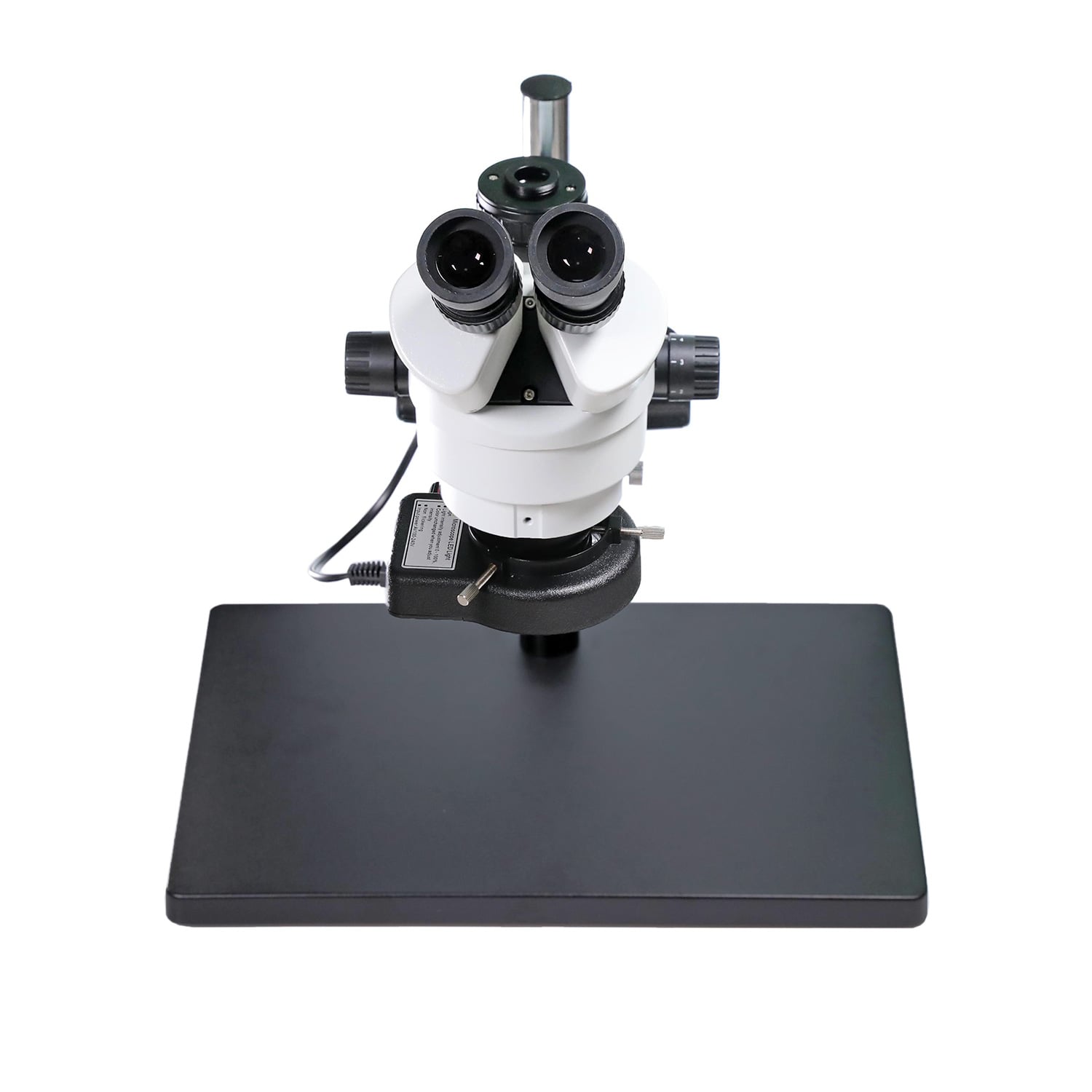 7-45X SZM45T-B1 TRINOCULAR INDUSTRIAL STEREO MICROSCOPE WITH LED LIGHTS