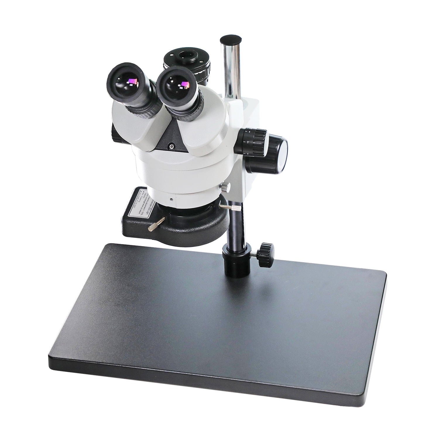 7-45X SZM45T-B1 TRINOCULAR INDUSTRIAL STEREO MICROSCOPE WITH LED LIGHTS