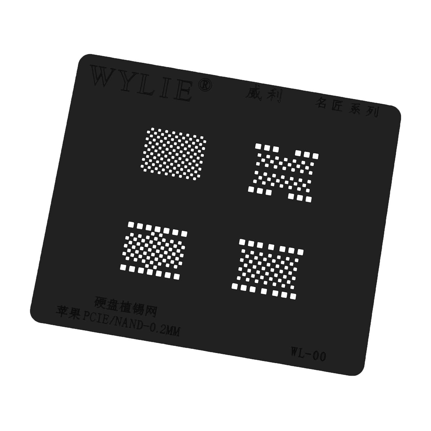 WYLIE BLACK BGA REBALLING STENCIL FOR IPHONE PCIE/NAND