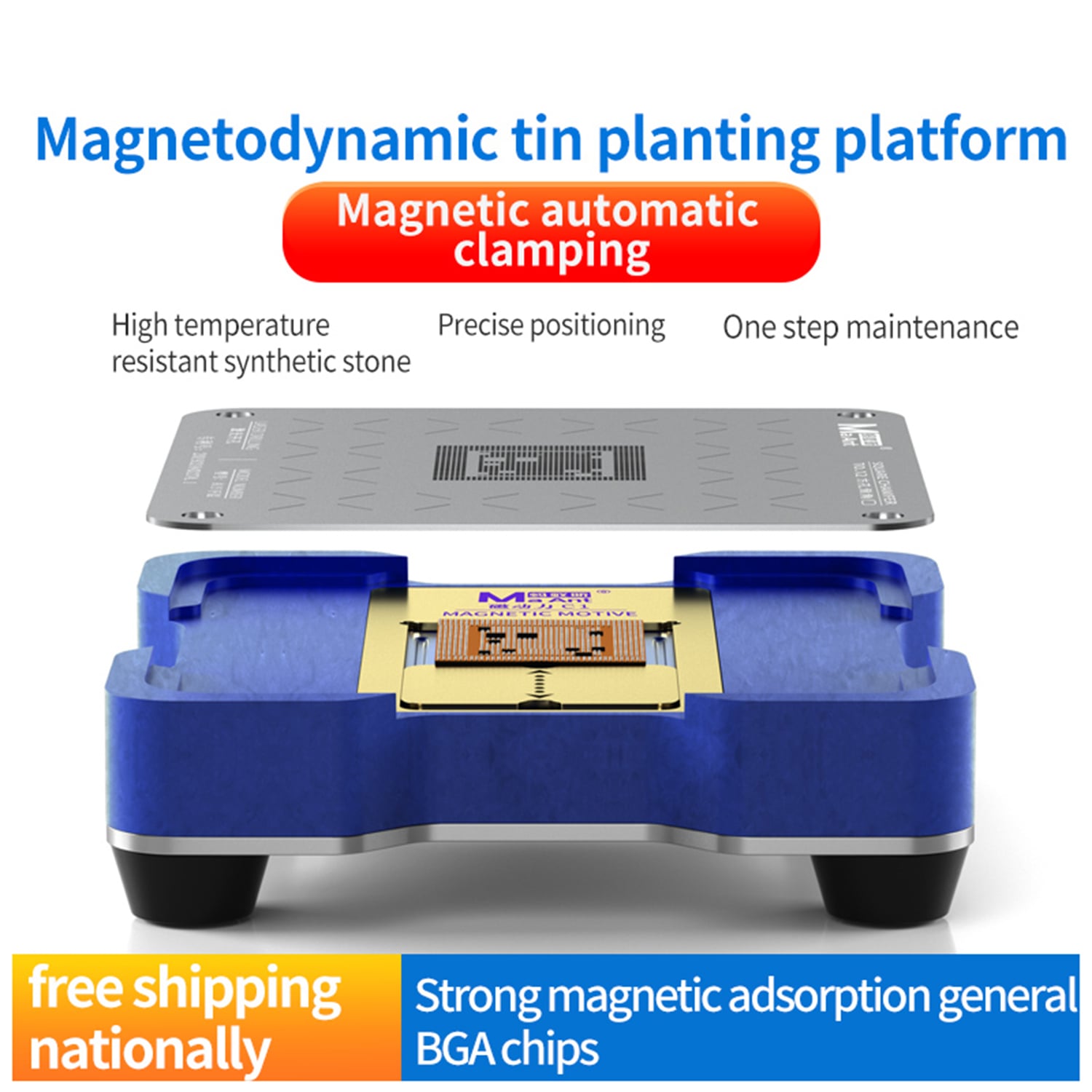 MAANT C1 MAGNETIC MOTIVE REBALLING STENCIL PLATFORM