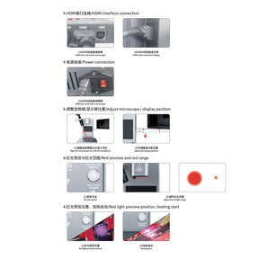 TBK R-2201 INTELLIGENT INFRARED LASER DISASSEMBLY WELDING MACHINE