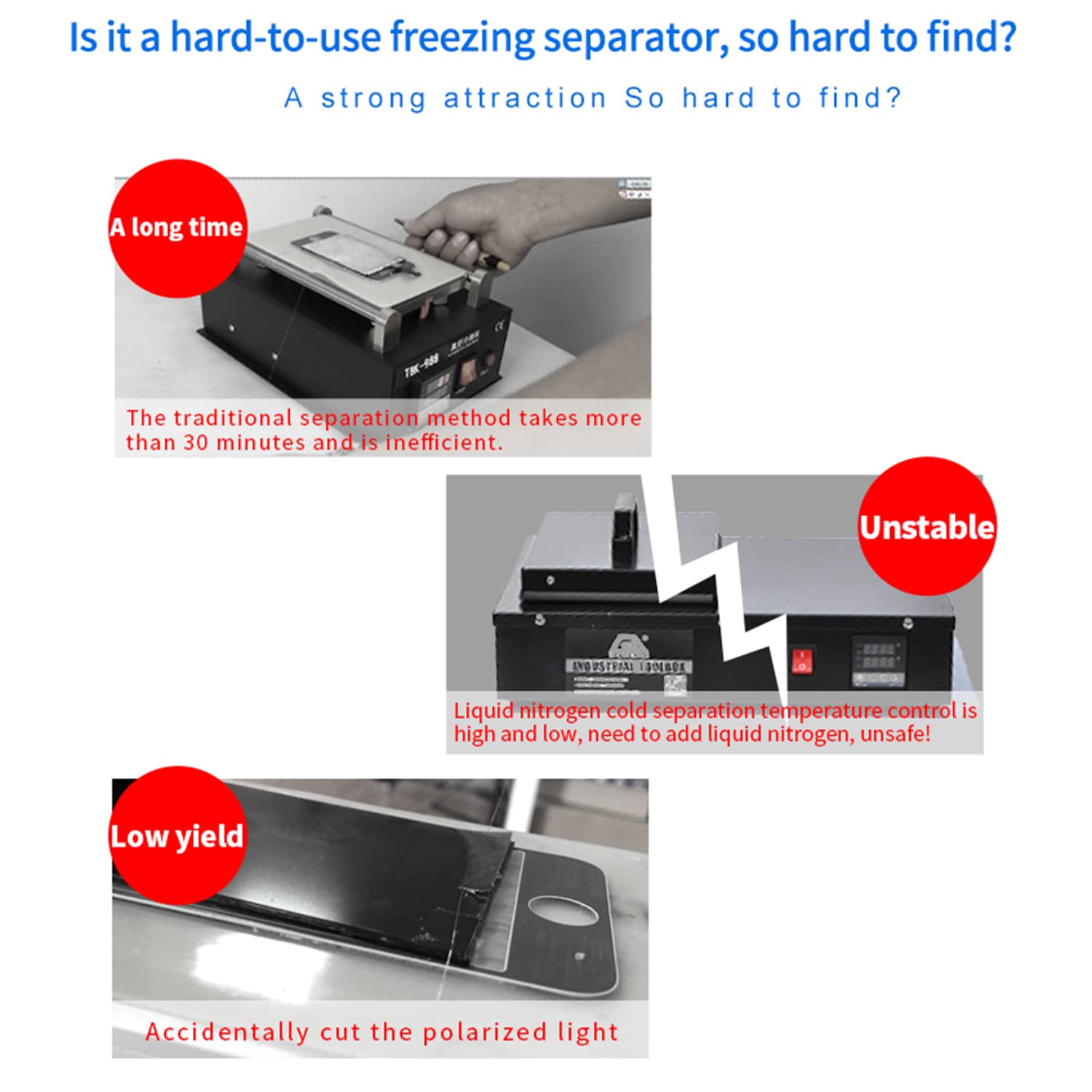 TBK-578 MINI DESKTOP LCD FREEZING SEPARATOR