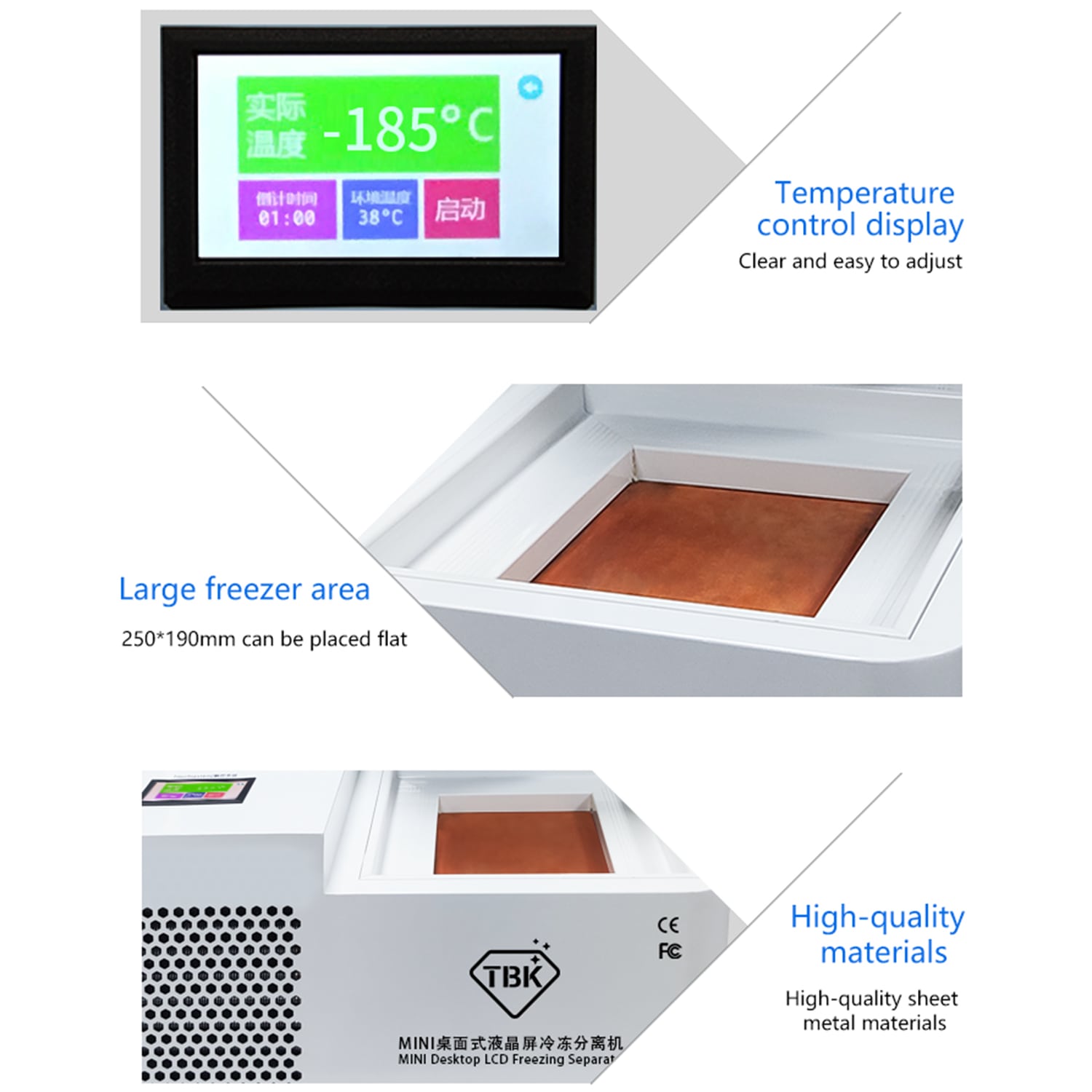 TBK-578 MINI DESKTOP LCD FREEZING SEPARATOR