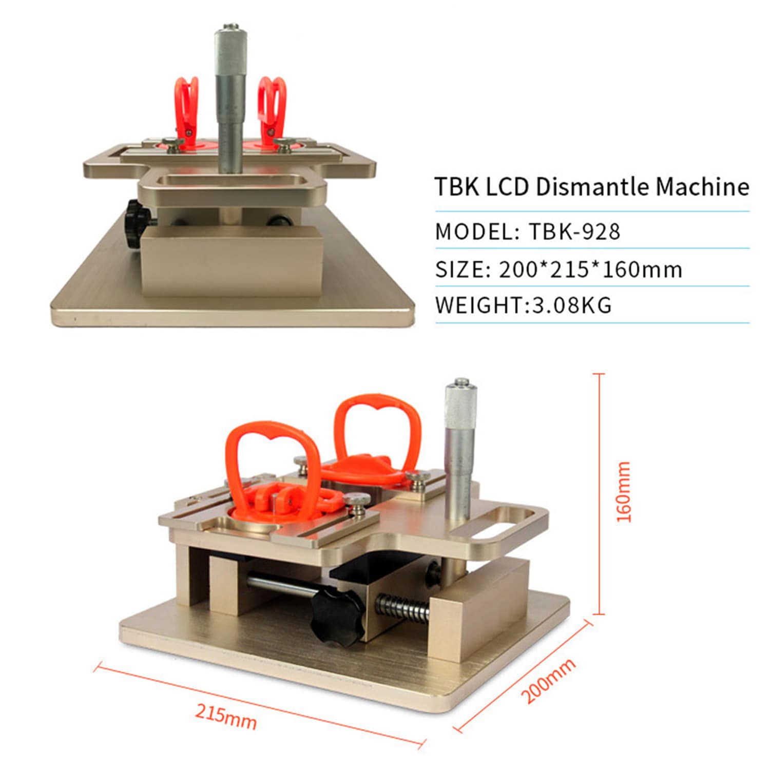 TBK-928 LCD FRAME BEZEL SEPARATOR MACHINE