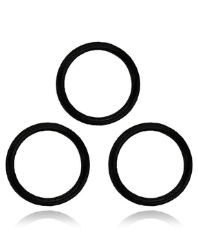 BLACK - BACK CAMERA LENS O-RING GASKET FOR BACK GLASS LASER IPHONE XR & ABOVE MODELS  (100 PACK)