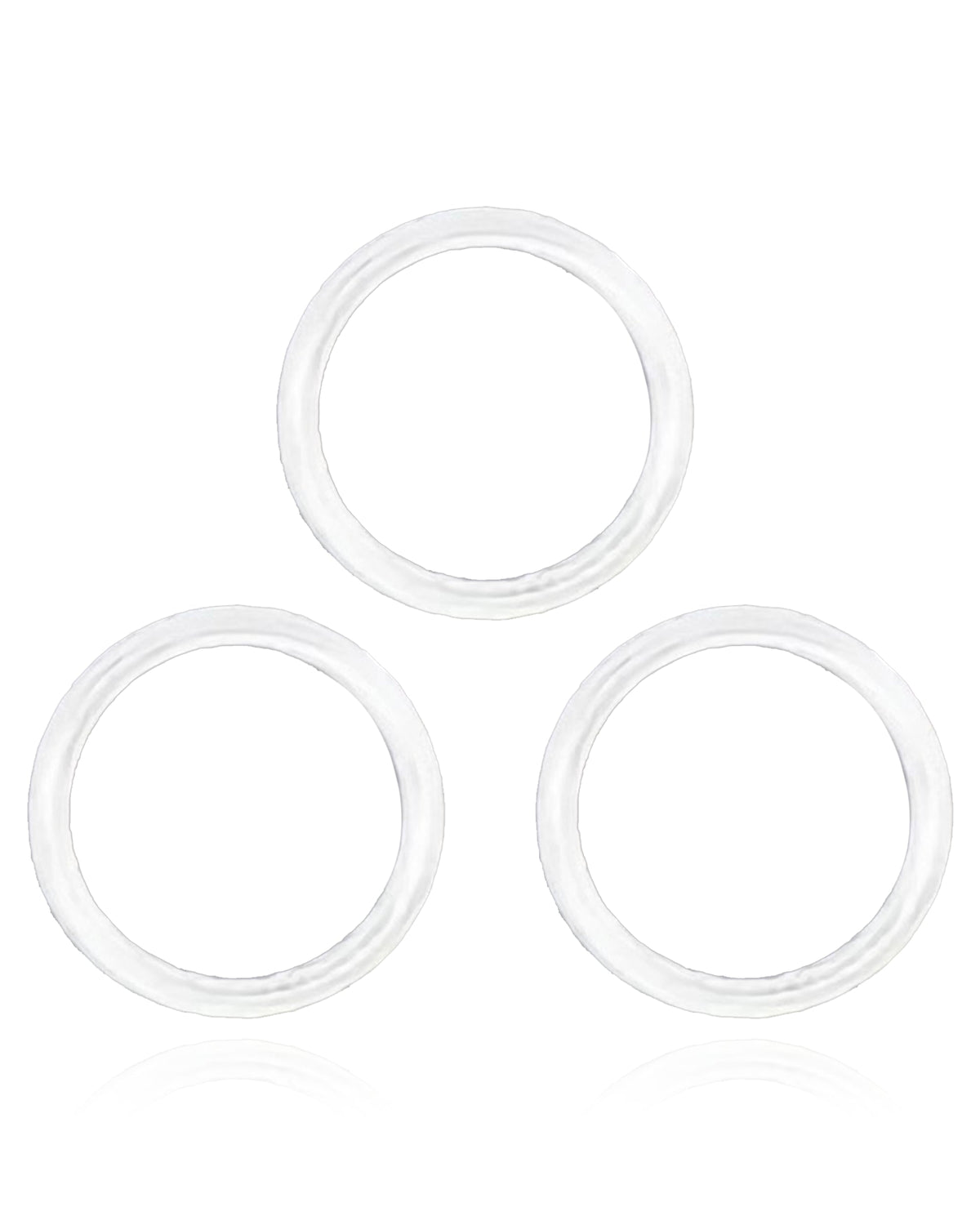 CLEAR - BACK CAMERA LENS O-RING GASKET FOR BACK GLASS LASER IPHONE XR & ABOVE MODELS  (100 PACK)