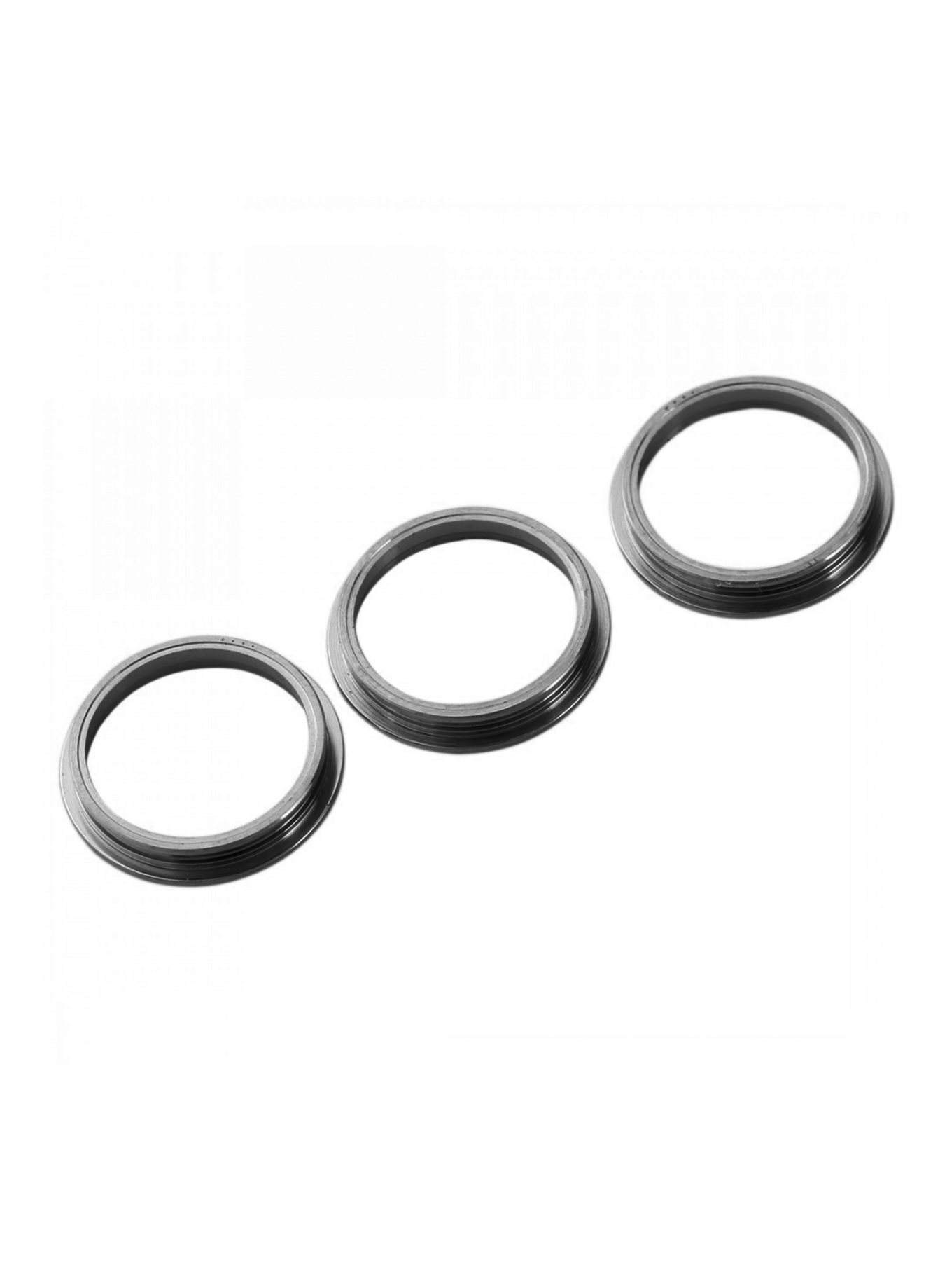 GRAPHITE - BACK CAMERA BEZEL RING ONLY (3 PIECE SET) FOR IPHONE 12 PRO  (10 PACK)