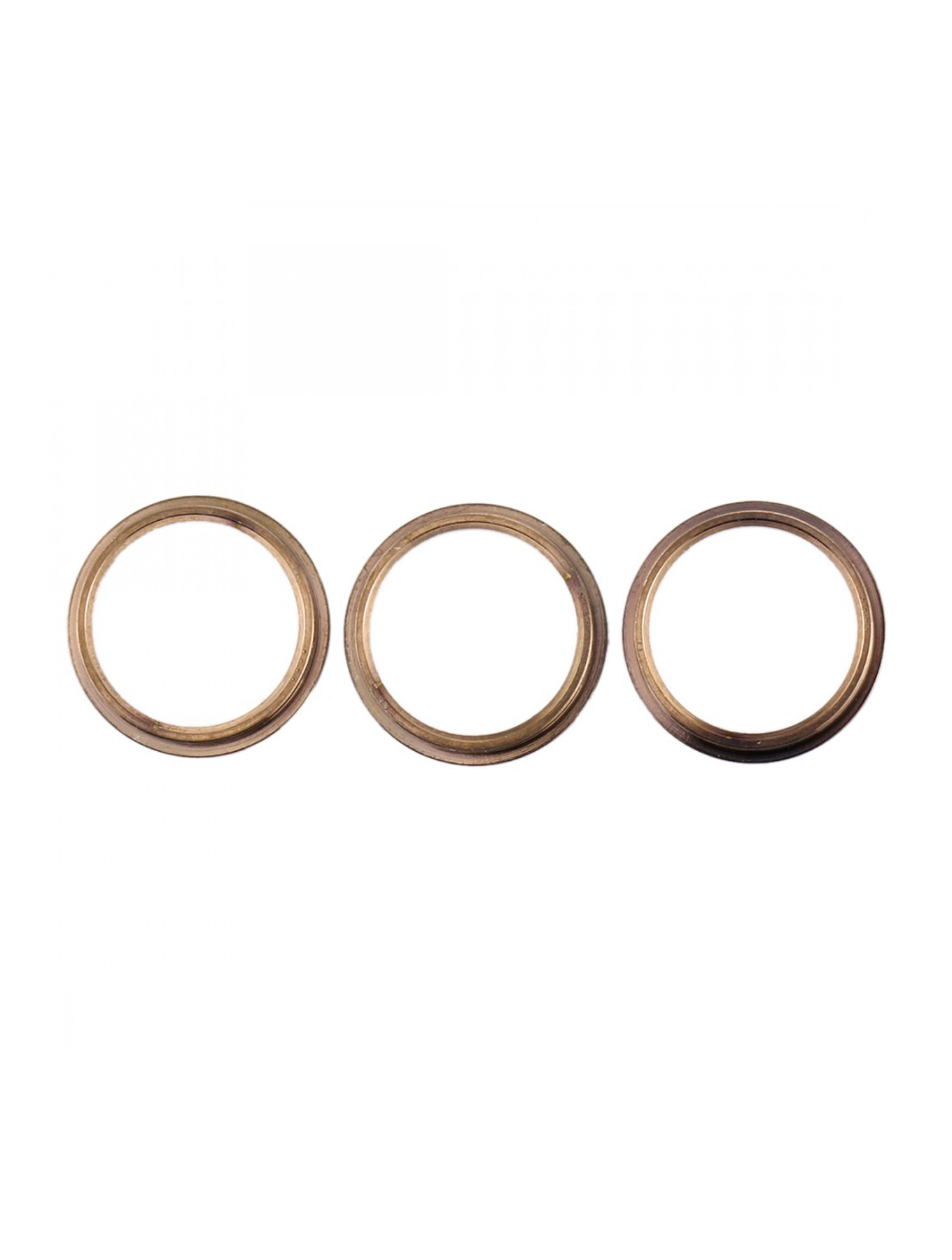 GOLD - BACK CAMERA BEZEL RING ONLY (3 PIECE SET) FOR IPHONE 12 PRO  (10 PACK)