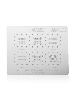 SSD-DDR / IC STENCIL COMPATIBLE WITH MACBOOKS (MAC 3)