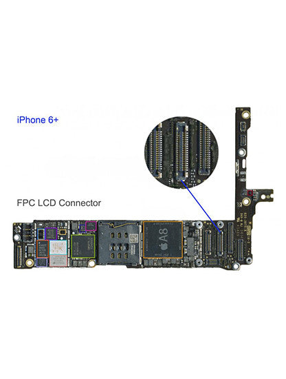 LCD FPC CONNECTOR COMPATIBLE WITH IPHONE 5 / 5C (J5: 28 PIN)