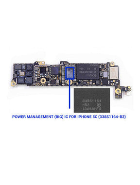 POWER MANAGEMENT IC (BIG) COMPATIBLE WITH IPHONE 5C (338S1164-B2)