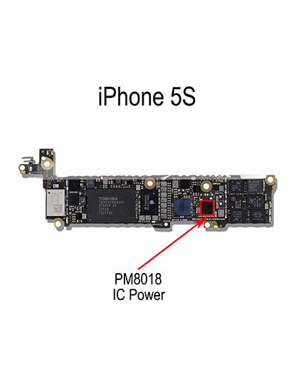 POWER MANAGEMENT IC (SMALL) COMPATIBLE WITH IPHONE 5C / IPHONE 5S (PM8018 / U2_RF)