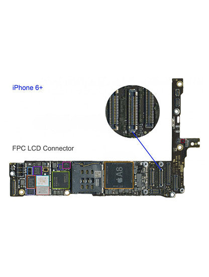 DIGITIZER FPC CONNECTOR COMPATIBLE WITH IPHONE 5C (J4: 42 PIN)