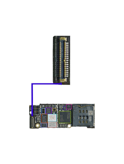 CHARGING PORT FLEX FPC CONNECTOR COMPATIBLE WITH IPHONE 6 / 6 PLUS (J1817: 36 PIN)