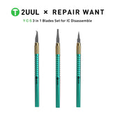 2UUL X REPAIR WANT Y-C-S 3 IN 1 BLADES SET FOR IC DISASSEMBLE
