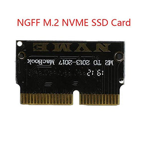 M2 NVME SSD Convert Adapter Card Upgrade for MacBook Air & Pro A1465 A1466 A1398 A1502 NVME/AHCI SSD Upgraded Kit for  (2013-2017)