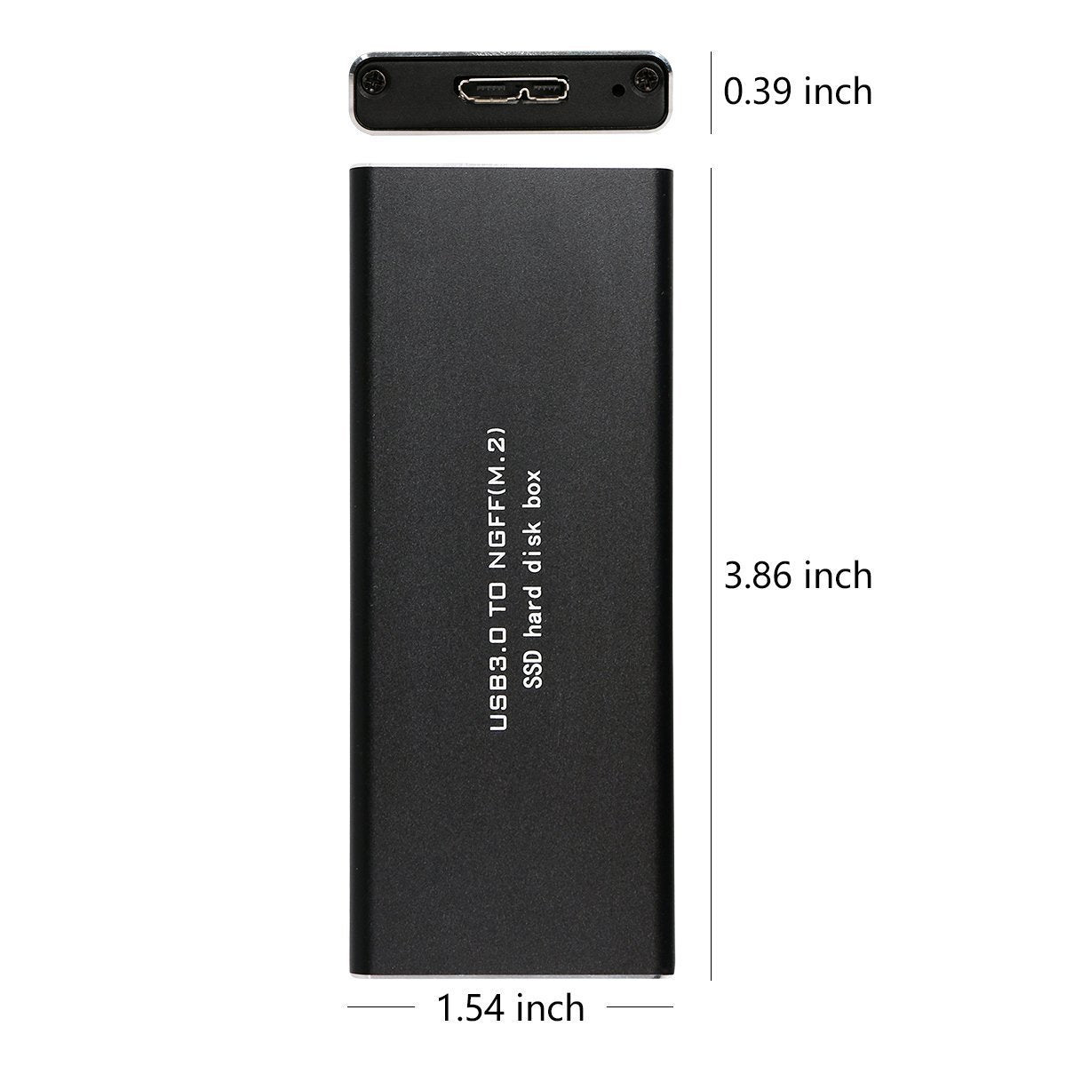 USB 3.0 to NGFF M.2 SSD Hard Disk Box B Key SSD Adapter External Enclosure Case