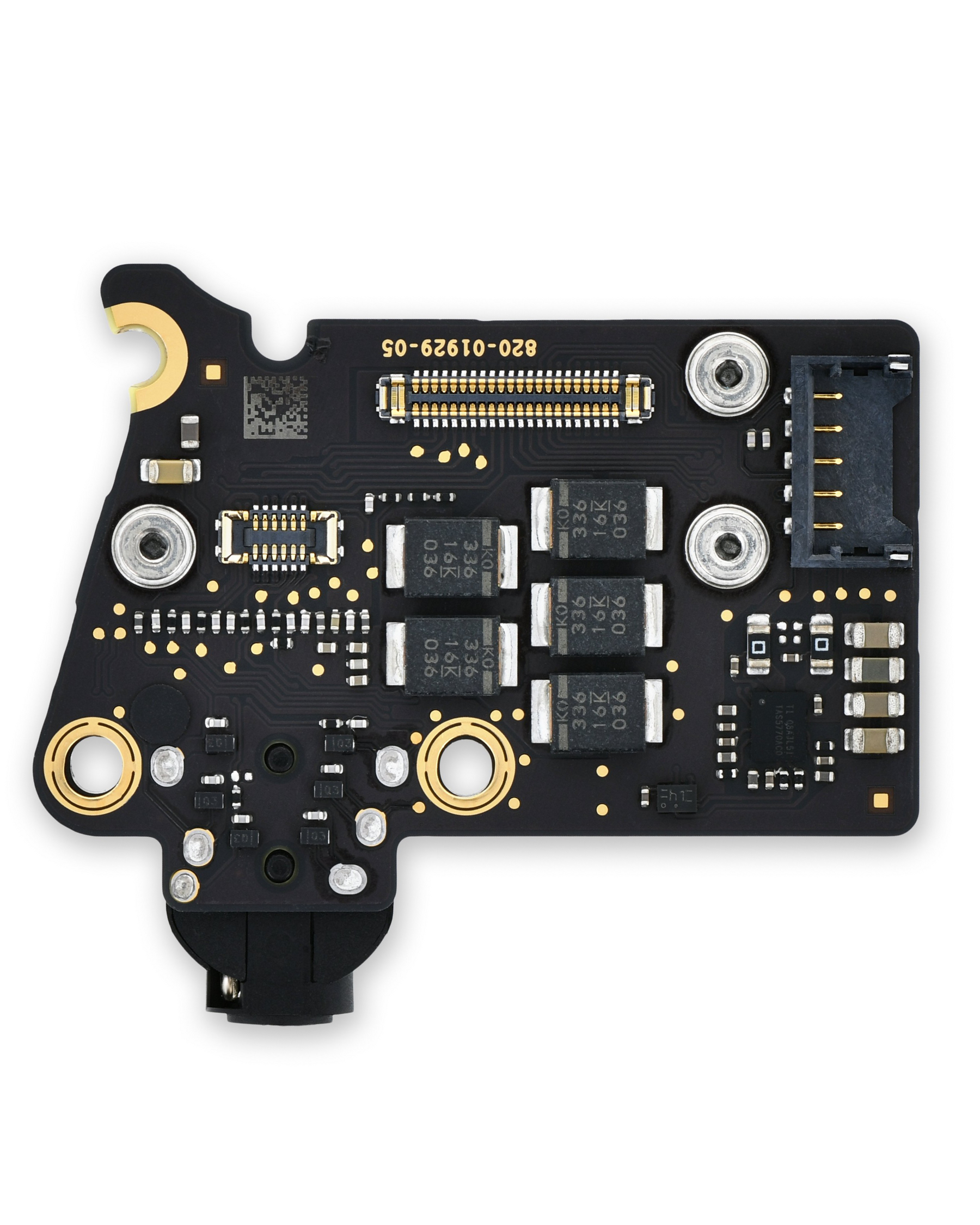 SPACE GRAY AUDIO BOARD COMPATIBLE WITH MACBOOK AIR 13" RETINA A2337  (LATE 2020))