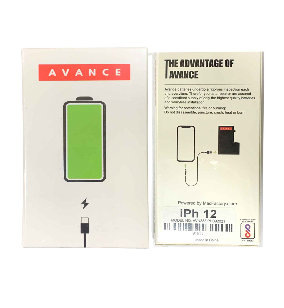 Avance battery for iPhone 12