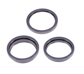 DEEP PURPLE BACK CAMERA BEZEL RING ONLY (3 PIECE SET) COMPATIBLE FOR IPHONE 14 PRO / 14 PRO MAX