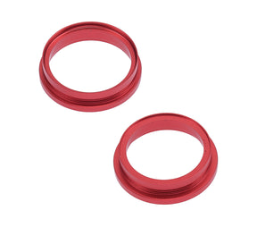 RED BACK CAMERA BEZEL RING ONLY (2 PIECE SET) COMPATIBLE FOR IPHONE 14 / 14 PLUS