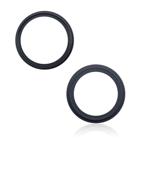MIDNIGHT BACK CAMERA BEZEL RING ONLY (2 PIECE SET) COMPATIBLE FOR IPHONE 14 / 14 PLUS